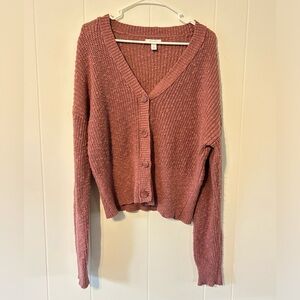 Nine West, Size Large, Pink Knitted Sweater!